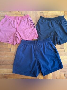 Pack of 3 Ten Thousand Athletic Shorts Bundle — Pink, Black, Navy